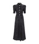 Sandro Lurex-Silk Midi Dress | Harrods.com