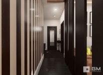 GM-interior 의 Дизайн интерьера 2-х комнатной квартиры на ул. Лобачевского  | homify