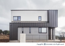[중목구조 전문브랜드 창조하우징] 제주 애월읍 유수암리 현장 by 창조하우징 | homify