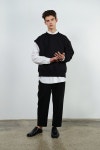                                     [이에이(IEY)]  DETACHABLE SLEEVES SWEATSHIRTS (Black)_IEY                         [이에이... 