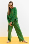 [22SS] Terry Oversized T-shirt_Green_JUNEJUNE SPACE [22SS] Terry Oversized T-shirt_Green