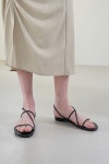[블랑수블랑] May Sandals Leather Black May Sandals Leather Black