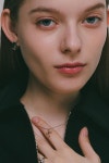 [J.LAUREN] 14K 청다이아 크로스 로즈골드 목걸이 G0291 14K 청다이아 크로스 로즈골드 목걸이 G0291