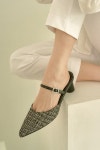 트위드 뮬_H1502(2Colors)_SHOEHI 트위드 뮬_H1502(2Colors)