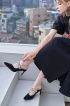 샹들리에 벨크로 큐빅 스트랩 힐_H2701(2Colors)_SHOEHI 샹들리에 벨크로 큐빅 스트랩 힐_H2701(2Colors)