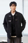 [CUSTOMUS] [커스텀어스] 바인딩 라운드넥 더블비죠 자켓 CXS23WWJKA82 [커스텀어스] 바인딩 라운드넥 더블비죠 자켓 CXS23WWJKA82