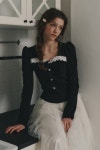 DD_Slim fit lace blouse_3color_DUNDROP - 코오롱몰 DD_Slim fit lace blouse_3color