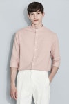                                     henley neck 3/4 shirts_CUSTOMELLOW                         henley neck 3/4 shirts