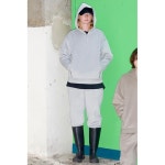 커스텀멜로우(CUSTOMELLOW) sadsmile corduroy hoodie (set-up)_CQTAW22531GYX - 83,300 | 무신사 스토어