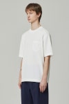 waffle texture pocket tee_CUSTOMELLOW waffle texture pocket tee