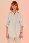                                     [20SS] Pin Stripe Pullock Shirt_Ivory_J.Chung                         [20SS] Pin Stripe... 