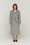 [HOUSE OF SUNNY] (House of Sunny) ACCENT OVERCOAT - VOL2426 SCHOOL GREY (House of Sunny) ACCENT OVERCOAT - VOL2426 SCHOOL GREY