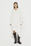 Collar Sleeve Decorated Long Knitwear Pullover_LUCKY CHOUETTE Collar Sleeve Decorated Long Knitwear Pullover