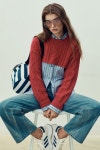 [셀럽착용] Cropped Cable Sweater_LUCKY MARCHE [셀럽착용] Cropped Cable Sweater