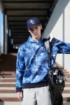                                     BLUE SMOKE CHENE HOODIE_GREYSON                         BLUE SMOKE CHENE HOODIE