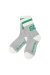 [THE CART/GOLF] STRIPE UNBALANCED LOGO SOCKS (UNISEX) STRIPE UNBALANCED LOGO SOCKS (UNISEX)