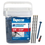 Lowes for Tapcon 225-Pack 1-3/4-in x 1/4-in Concrete Anchors in Blue | 24520 | AccuWeather Shop Tapcon Tapcon 225-Pack 1-3/4-in... 