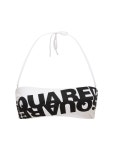 Dsquared2 - 프린트 라이크라 방도 비키니 탑 - 화이트/블랙 | Luisaviaroma
