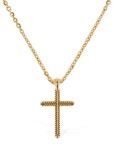 Emanuele Bicocchi - 크로스 팬던트 체인 목걸이 - 골드 | Luisaviaroma