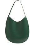 Aesther Ekme - Flat hobo smooth leather shoulder bag - Evergreen | Luisaviaroma