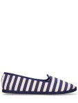 Vibi Venezia - 10mm gondola blu 캔버스 로퍼 - 블루/화이트 | Luisaviaroma