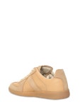 Maison Margiela Replica Leather And Suede Sneakers In H9051 Sand/crossiant | ModeSens