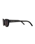 Saint Laurent SL 183 Betty 66mm Acetate Shield Sunglasses, Black 