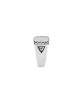John Hardy Mens Classic Chain Carved Silver Signet Ring, Size 9-13 John Hardy Mens Classic Chain Carved Silver Signet Ring, Size... 