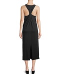 Vince Twist-Back Midi Tank Dress