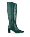 Veronica Beard Abella Croco Knee Boots
