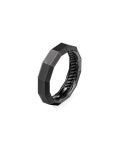 David Yurman Mens Faceted Black Titanium Band Ring David Yurman Mens Faceted Black Titanium Band Ring