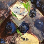 Blue Paste paintings | Saatchi Art