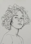 Portrait of Art #G2167 Drawing by Gianfranco Fusari | Saatchi Art Portrait of Art #G2167 Drawing