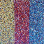 Hana/Miyuki/Gin Painting by Philip Leister | Saatchi Art Hana/Miyuki/Gin Painting