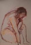 Original Nude Drawings on Cardboard For Sale | Saatchi Art