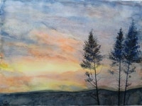 Autumn No. 1 Painting by Jan Vogo | Saatchi Art