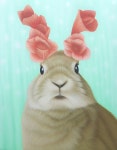 Antic and rabbit Painting by Sungone Jung | Saatchi Art