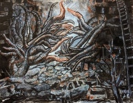 Dnipro Drawing by Julia Kolesnytska | Saatchi Art Dnipro Drawing