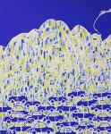 Blue cars Painting by hanji Park | Saatchi Art Blue cars Painting