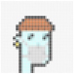 Crypto Punk Dots 7523 Digital by Decor Art Design | Saatchi Art