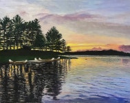 Original landscape Art on canvas From Hong Kong For Sale | Saatchi Art