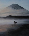 Morning Lake paintings | Saatchi Art