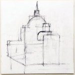 Paris Landmark Drawing by Betsy Podlach | Saatchi Art Paris Landmark Drawing