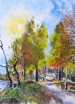 Fall Painting by V Kezerashvili | Saatchi Art