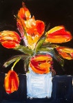 Parrot Tulips paintings | Saatchi Art South Korea