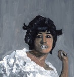 Aretha Franklin Painting by Christy Powers | Saatchi Art