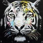 Original animal stencil Art For Sale | Saatchi Art