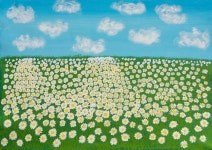 White Daisies paintings | Saatchi Art South Korea