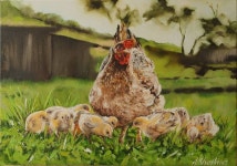 Farm Life Paintings | Saatchi Art