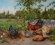Farm Scene Paintings | Saatchi Art